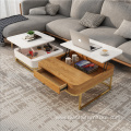 Adjustable Wooden Coffee Tables Whit Storage